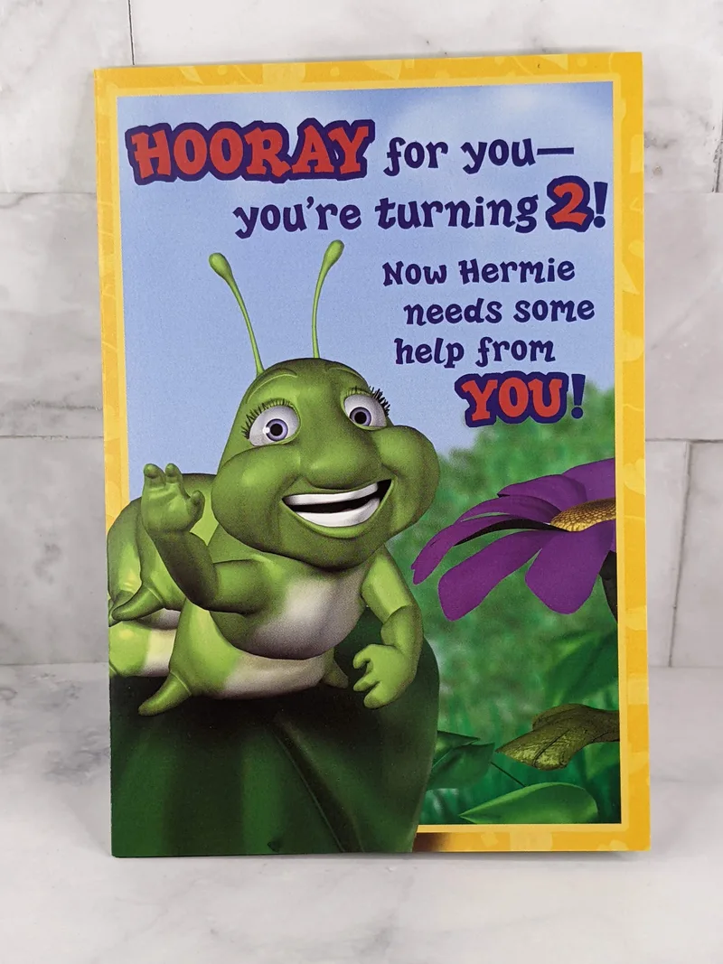 Two Years Old Birthday Card