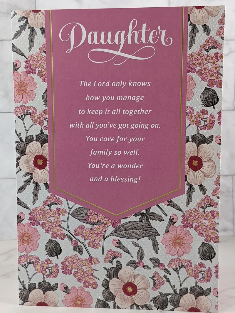 Daughter Loving Mom Mother's Day Card