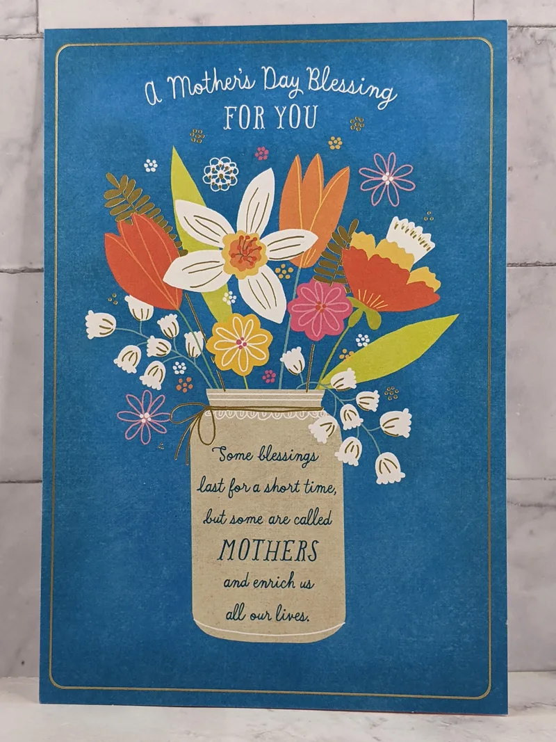 A Mother's Day Blessing Card