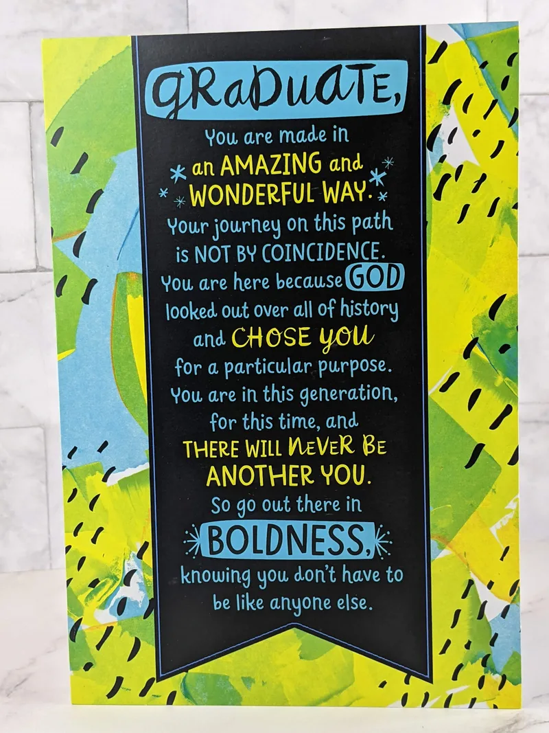 Chosen By God Graduation Card