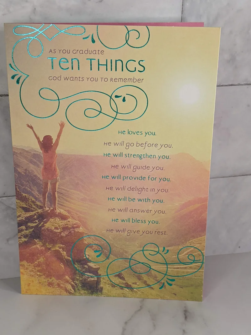 Things To Remember Graduation Card
