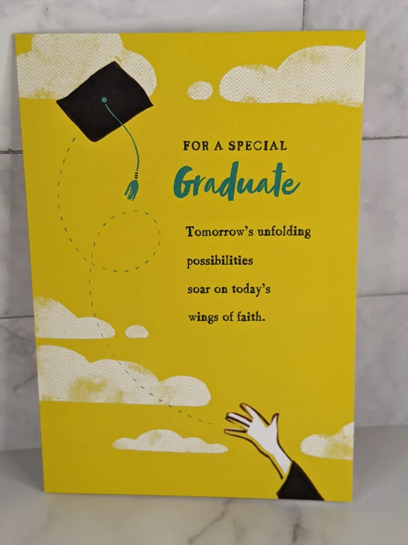 Wings of Faith Graduation Card