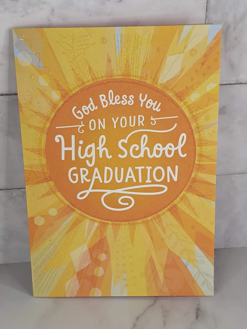 High School Graduation Blessings Card