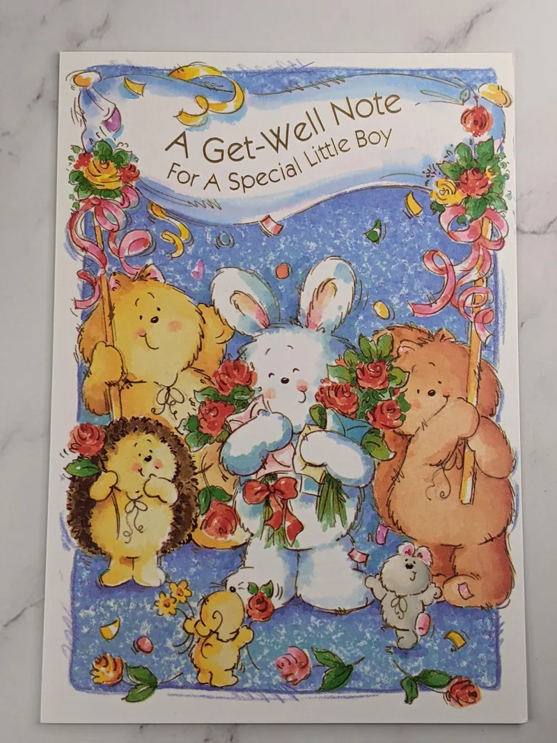 Little Boy Get Well Card