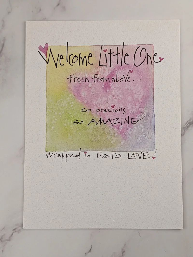 Baby Arrival Congrats Card