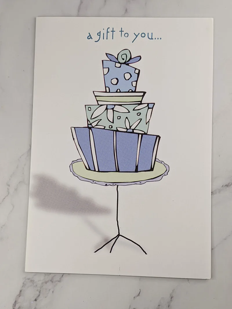 God's Gift to Me Blessing Card