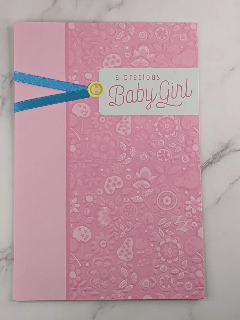 Precious Miracle Baby Girl Card