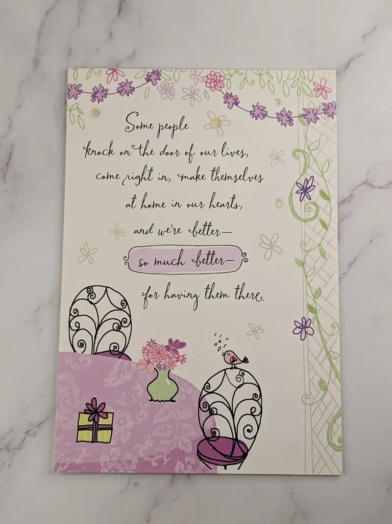 The Gift of You Birthday Card