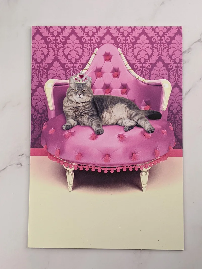 Deserving Attention Birthday Card