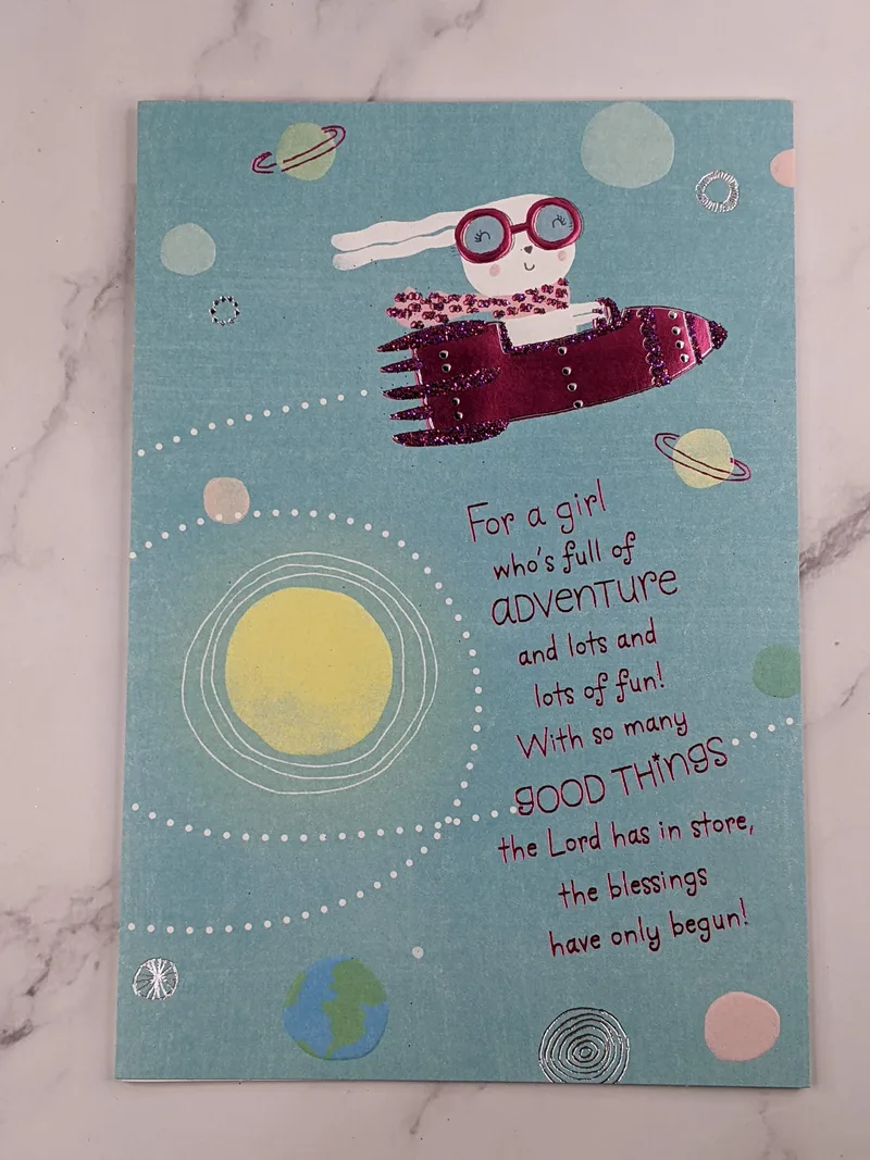 Adventurous Girl Birthday Card
