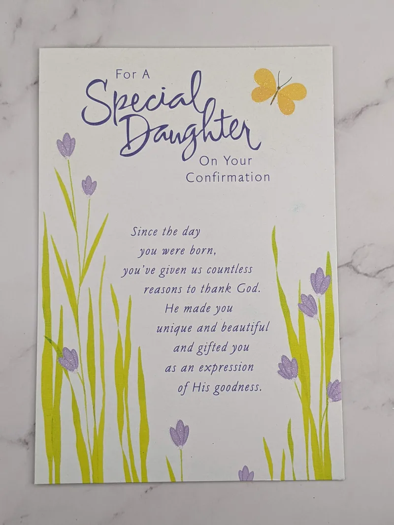 Daughter Confirmation Joy Card