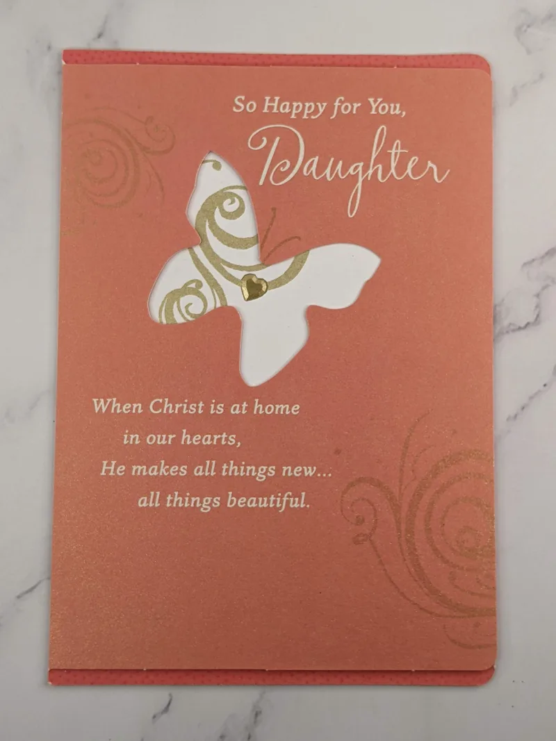 New Creation Daughter Confirmation Card