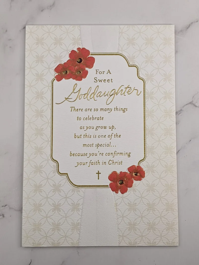 Sweet Goddaughter Confirmation Card
