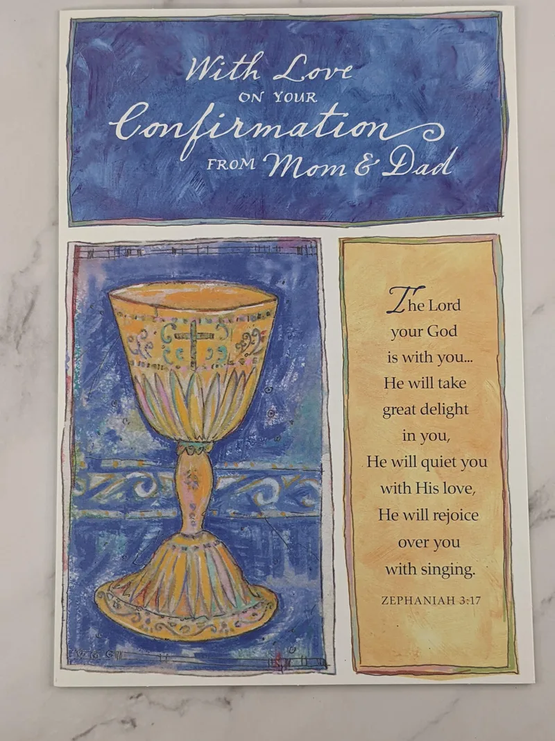 Confirmation Card from Mom & Dad
