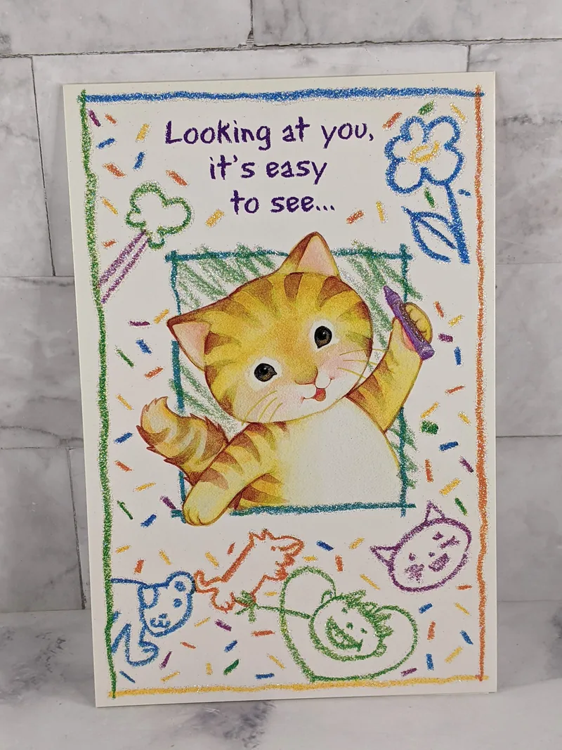 Three Years Old Birthday Card