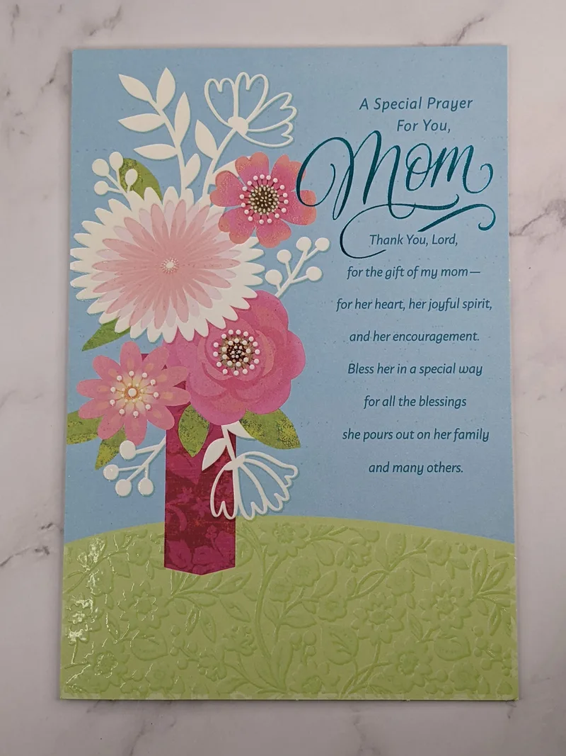 Mother's Day Prayer Card