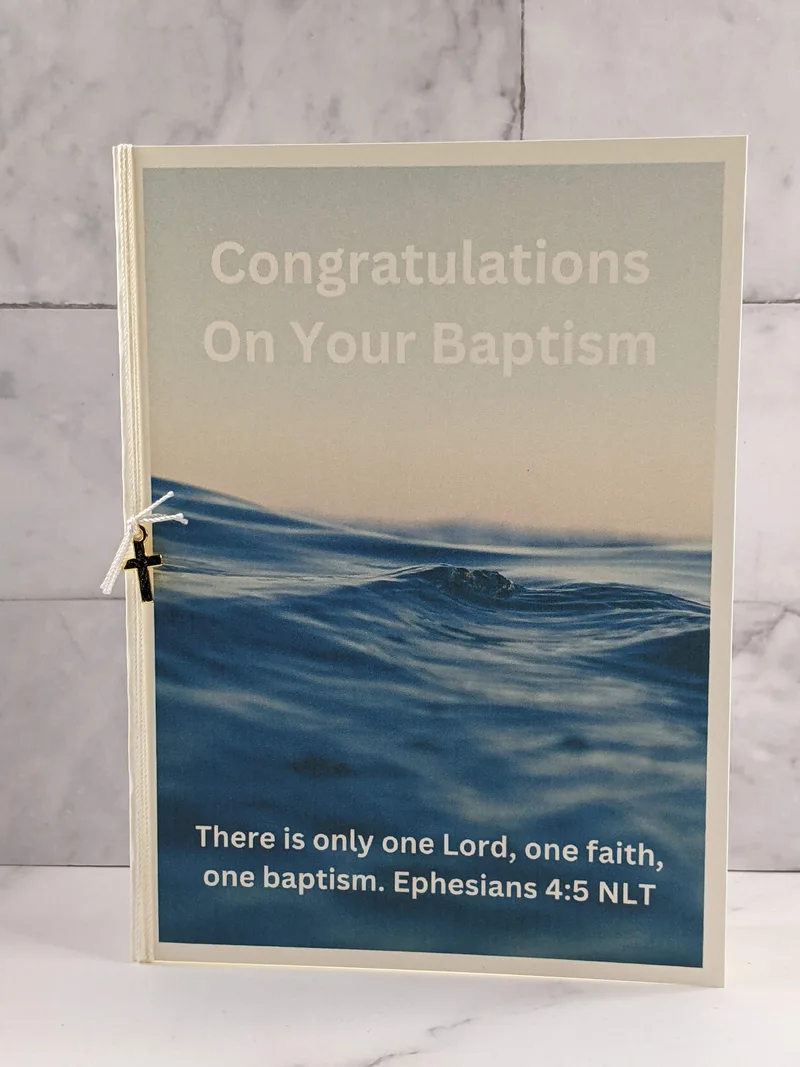 Celebrate Faith Baptism Card