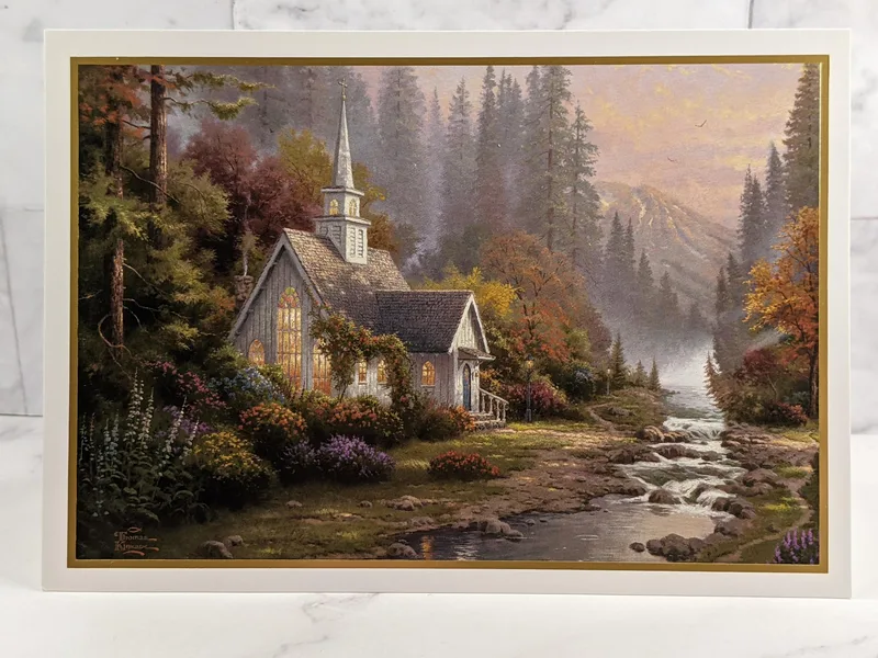 The Forest Chapel Blank Card