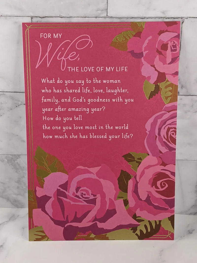 You Are My Love Wife Anniversary Card