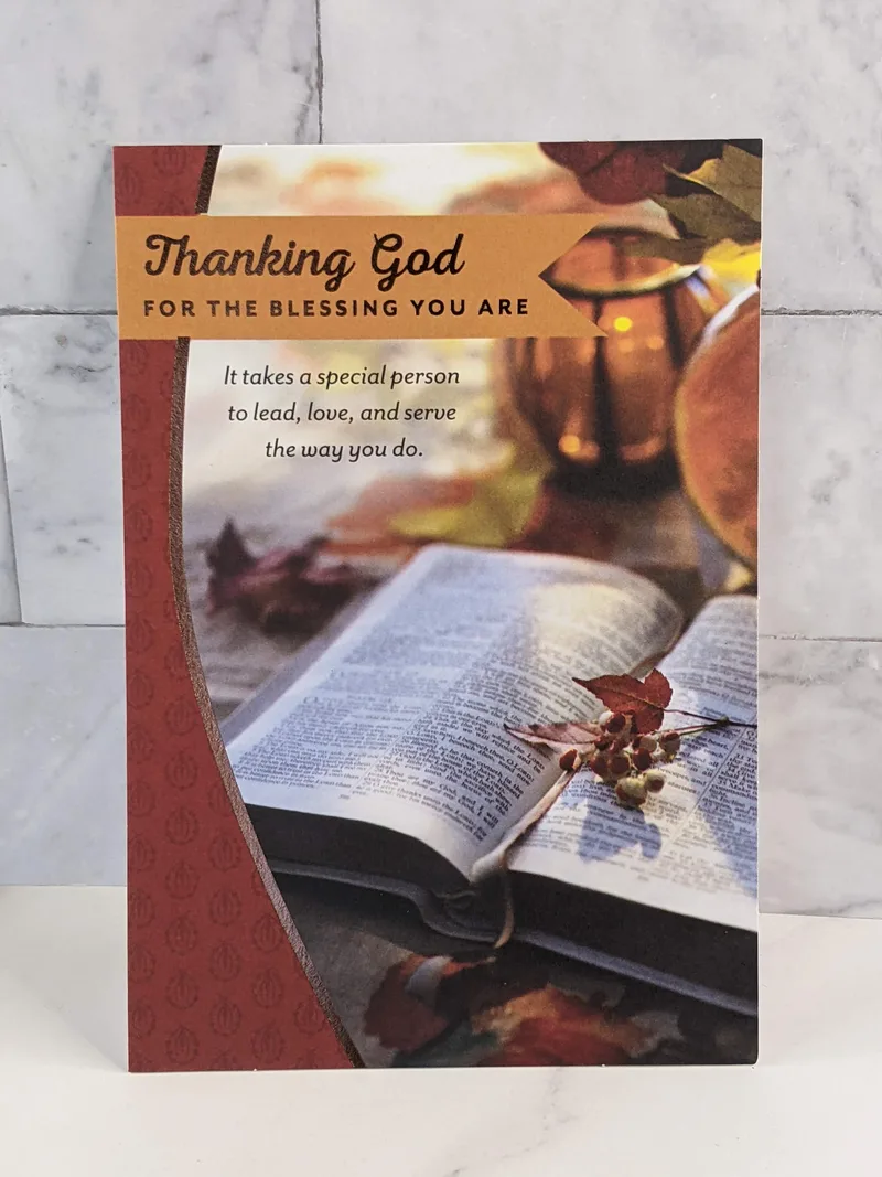 Ministry Leader Card of Thanks