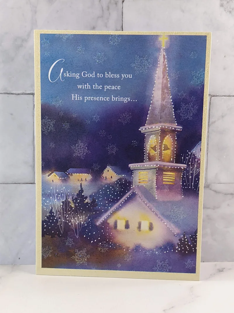 Peace in His Presence Christmas Card