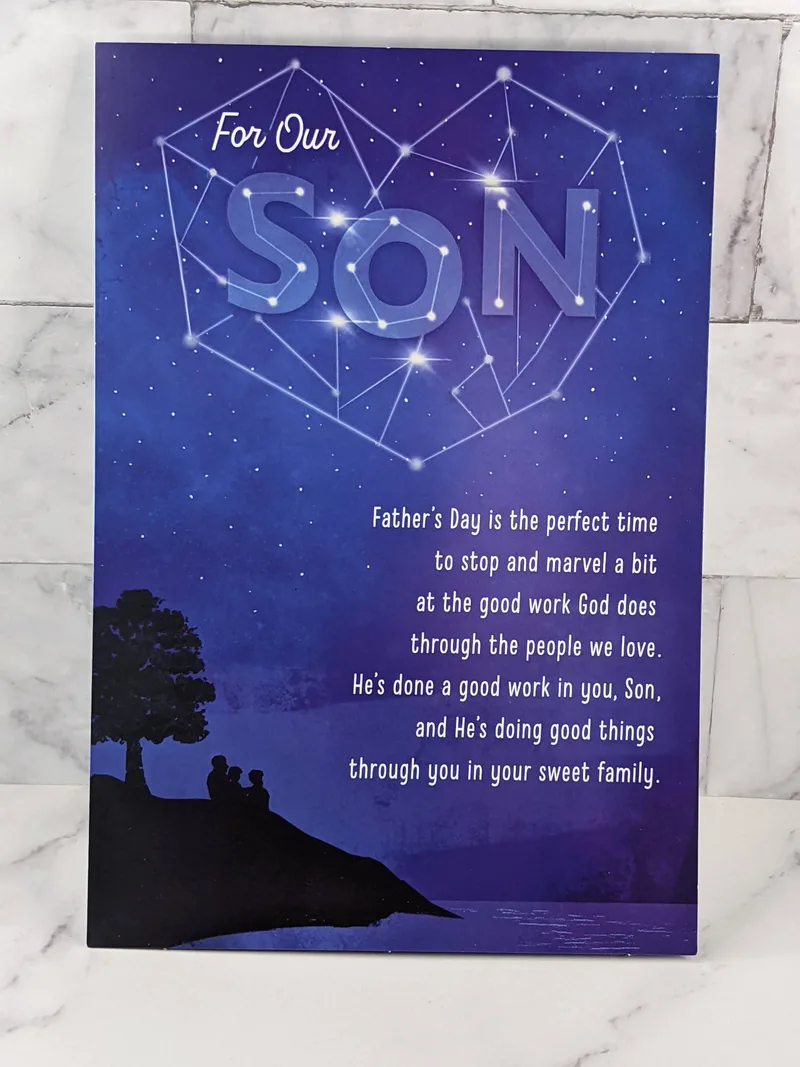Father's Day Card For Our Son