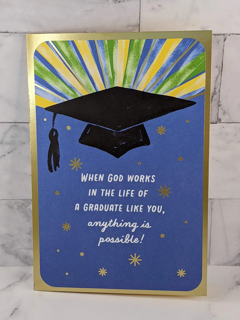 Anything Is Possible Graduation Card