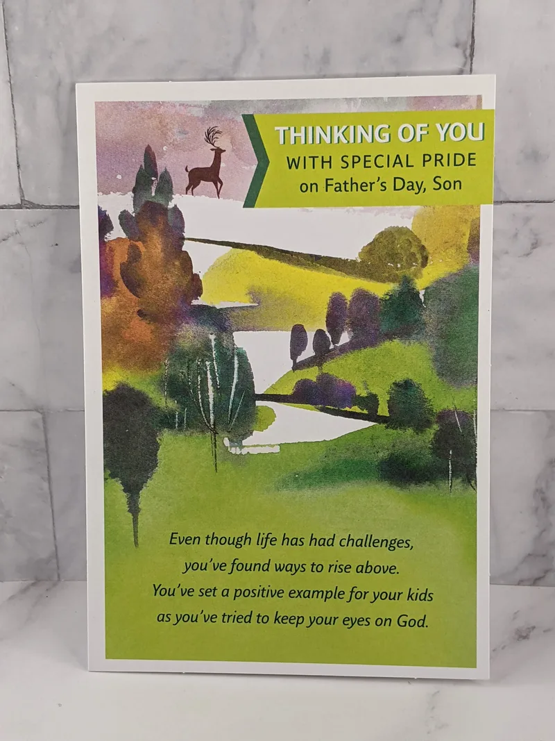 Proud of You Son Father's Day Card