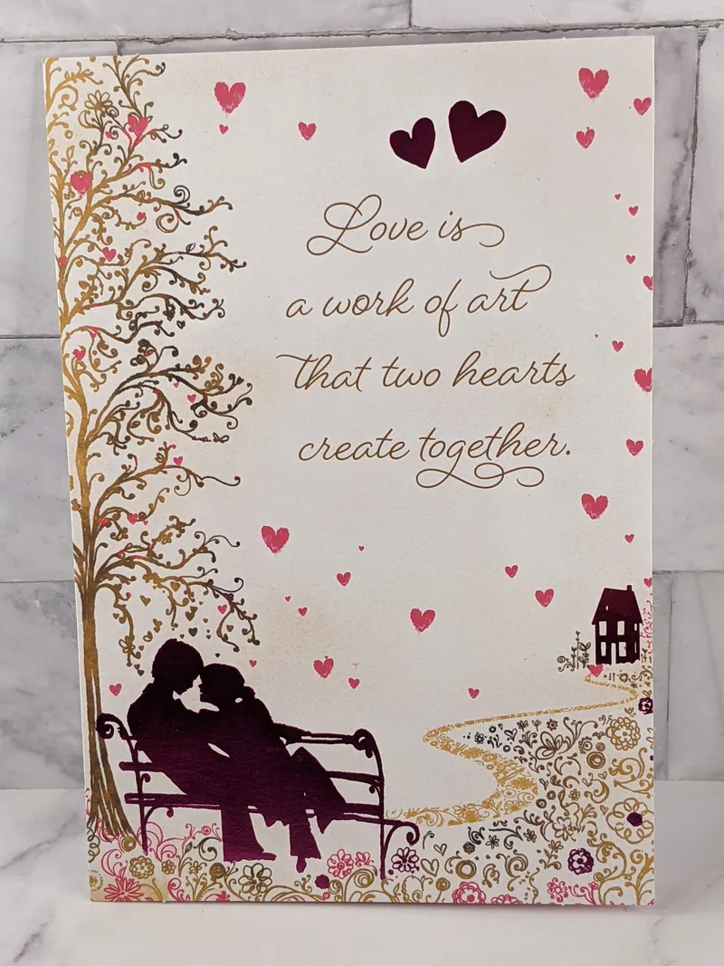 The Art of Love Anniversary Card