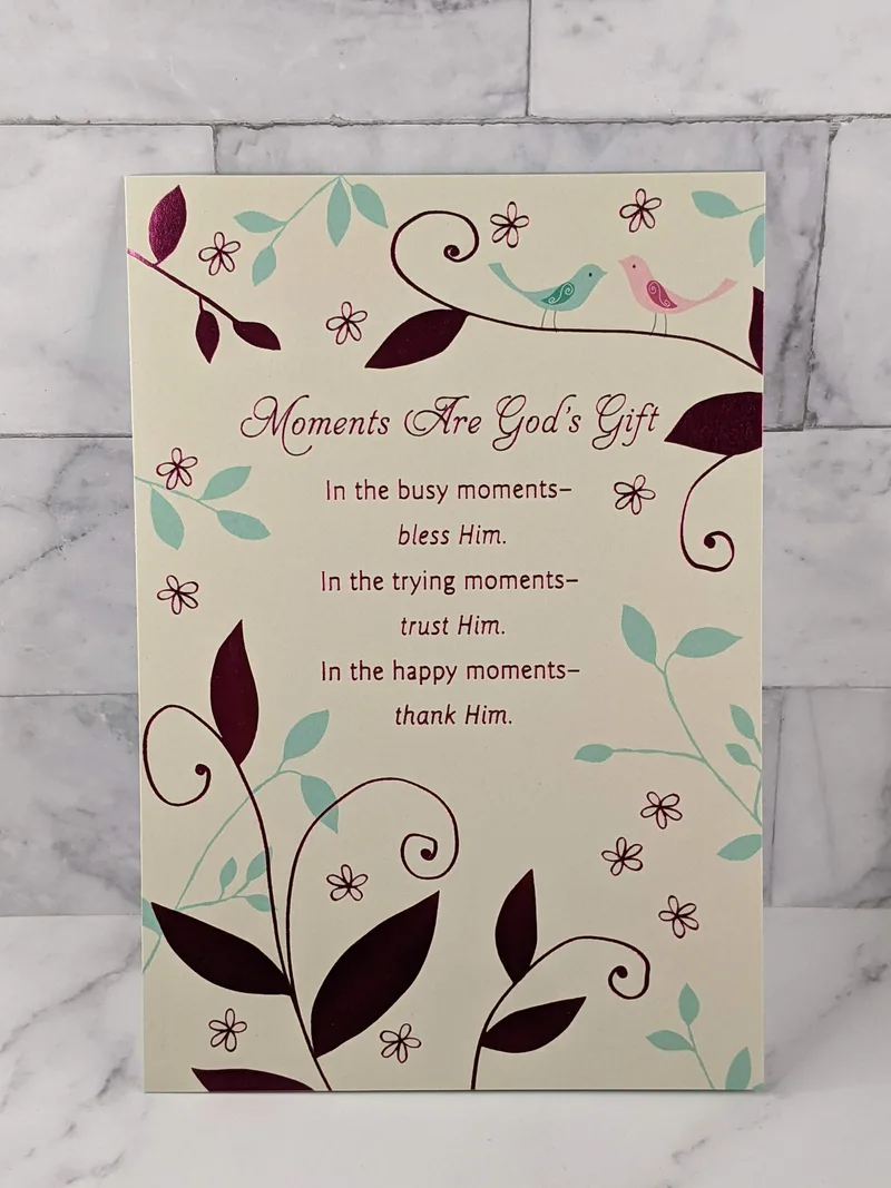 Moments Shared Anniversary Card