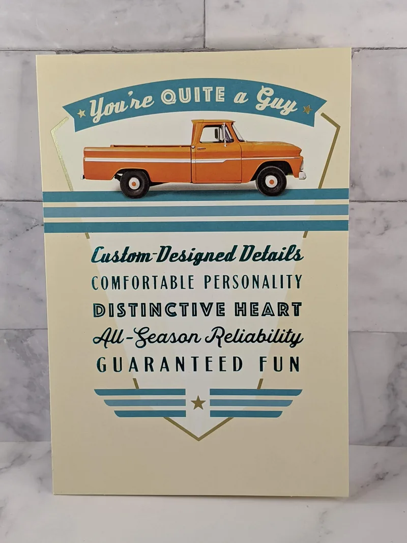 Quite a Guy Birthday Card