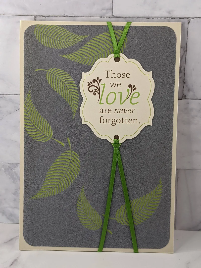 Never Forgotten Sympathy Card