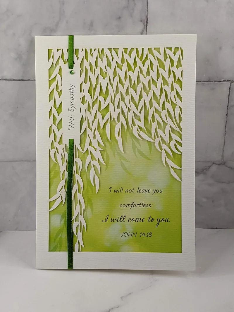 Praying With Sympathy Card