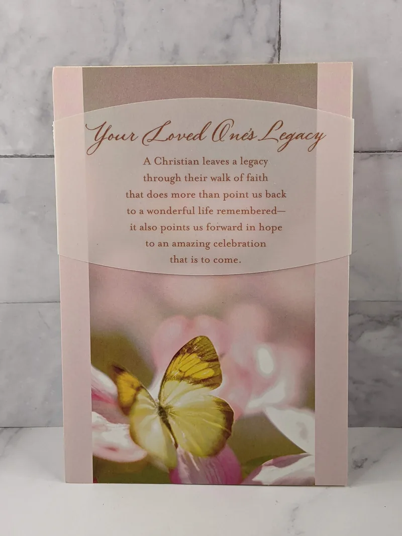 Christian Legacy Sympathy Card