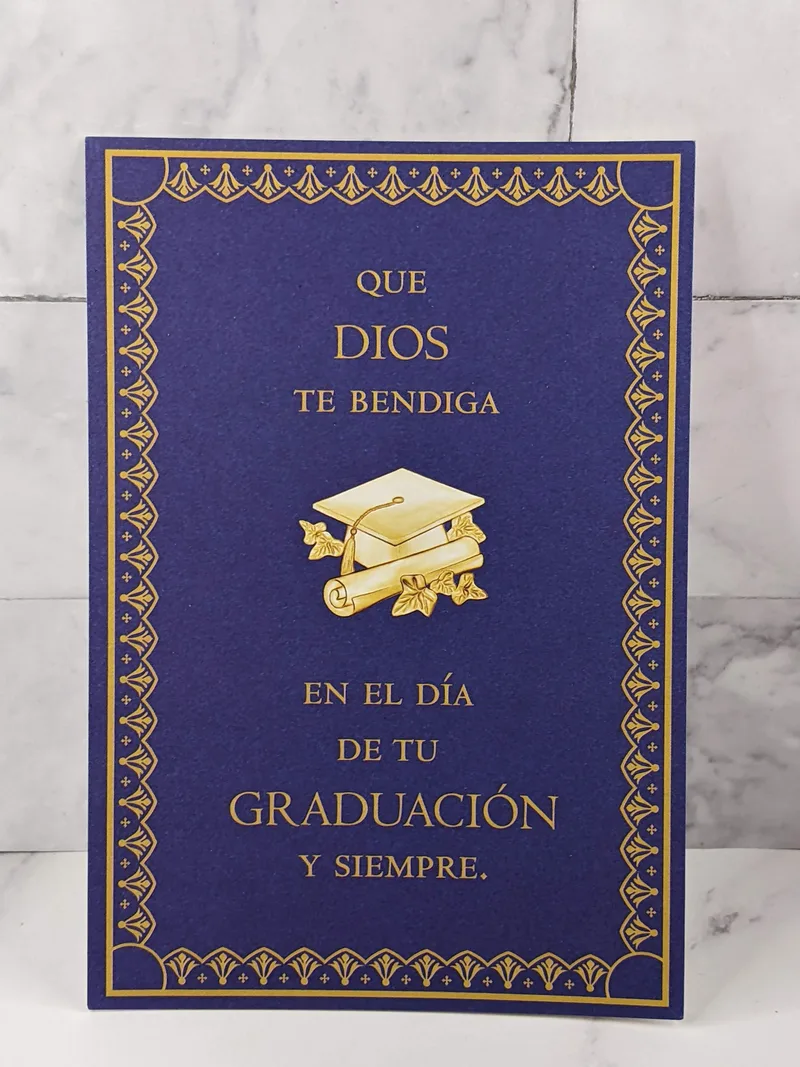 Spanish Graduation Blessing Card