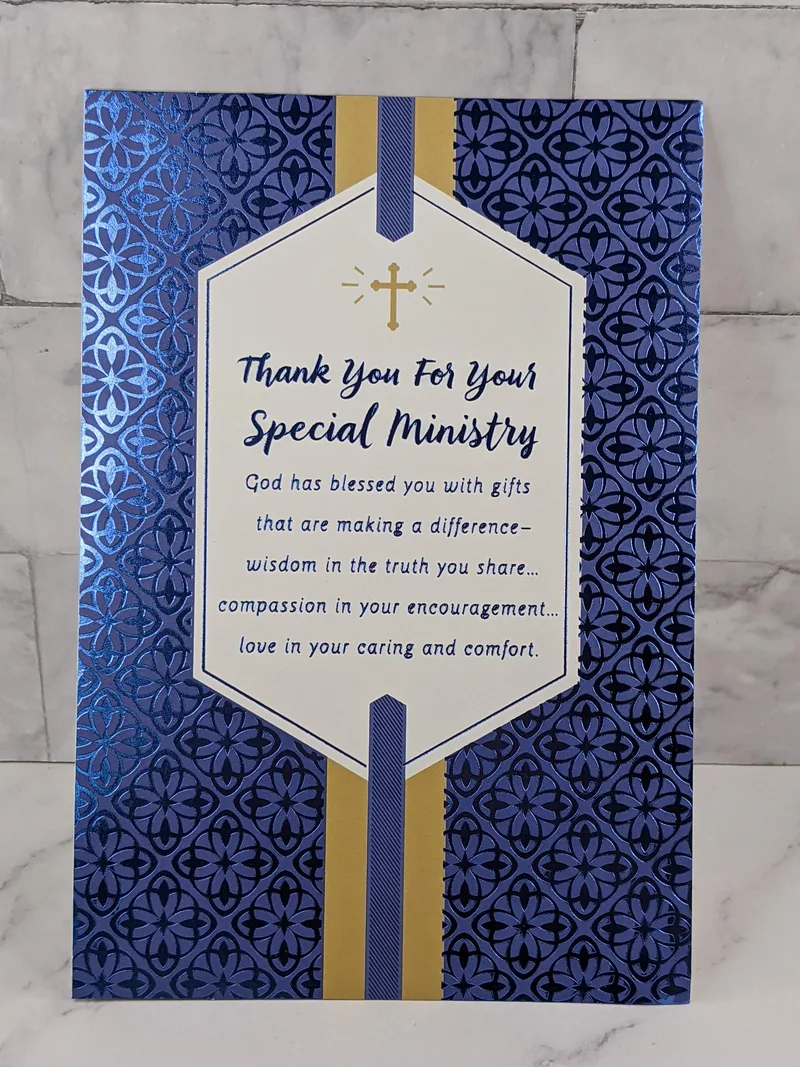 Special Ministry Thank You Card