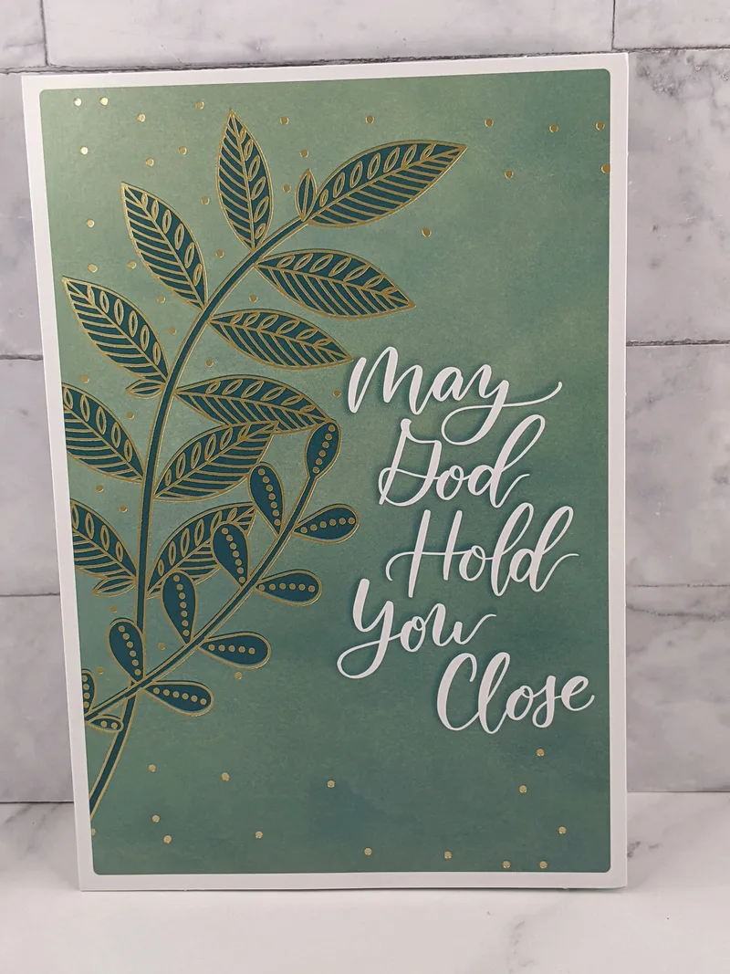 Hold You Close Sympathy Card