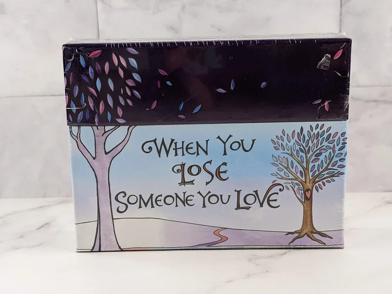 When You Lose Someone You Love Coloring Cards