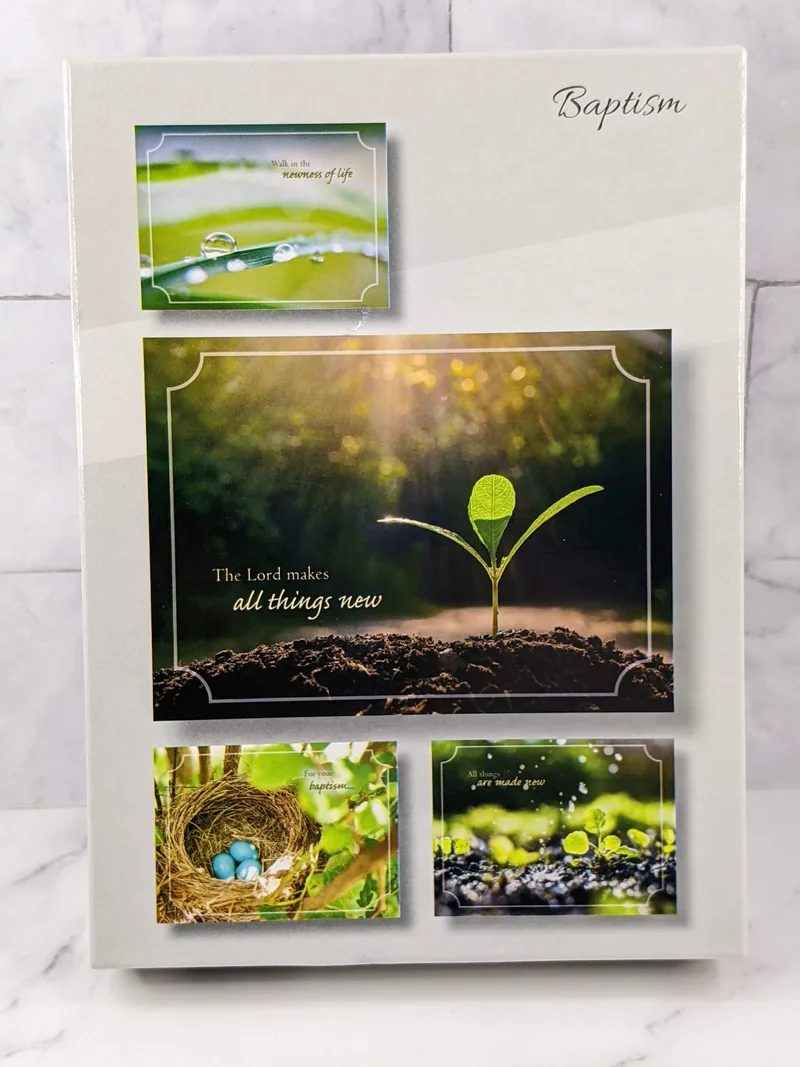 New Life Baptism Boxed Cards