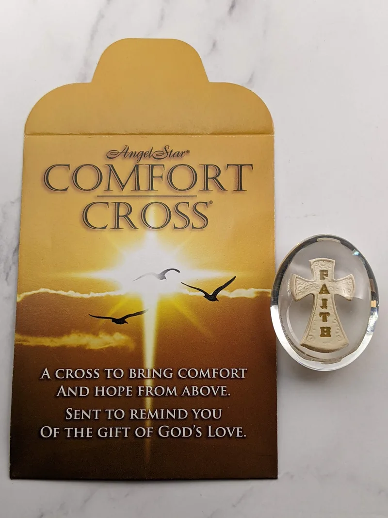 Faith Comfort Cross Stone