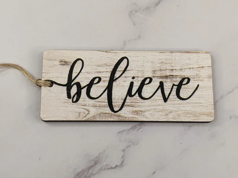 Believe Farmhouse Ornament