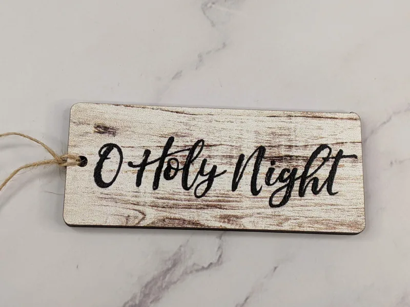 O Holy Night Farmhouse Ornament