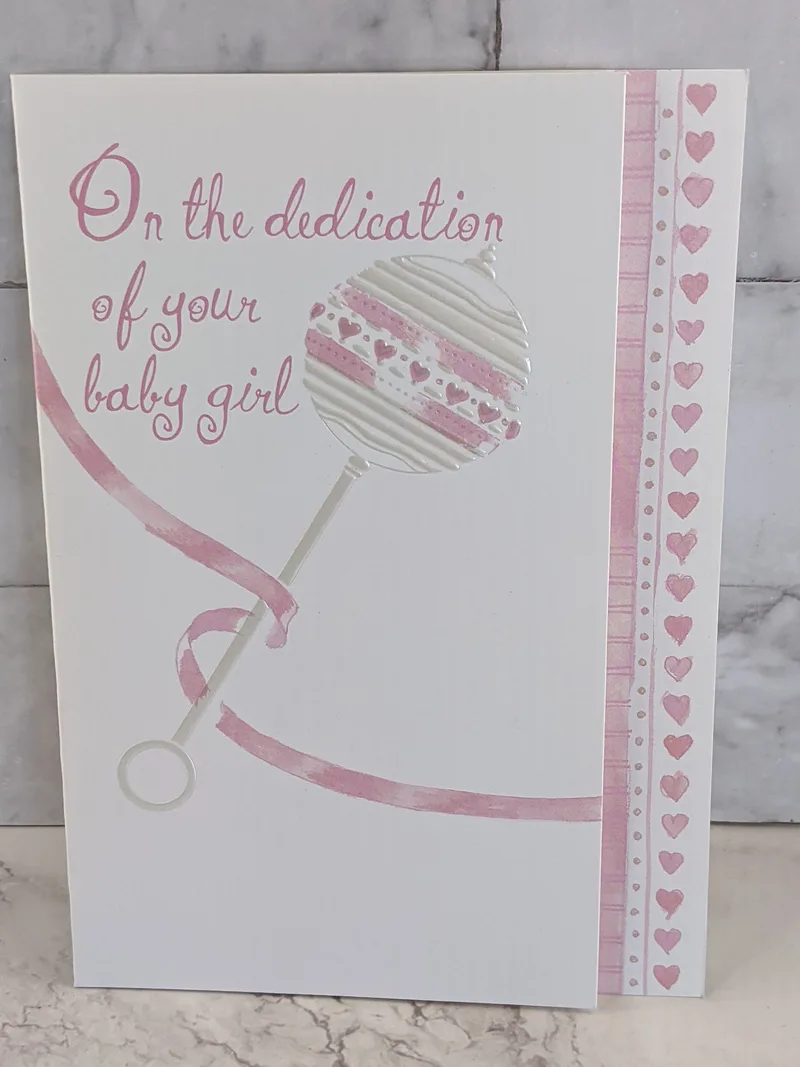 On the dedication of your baby girl