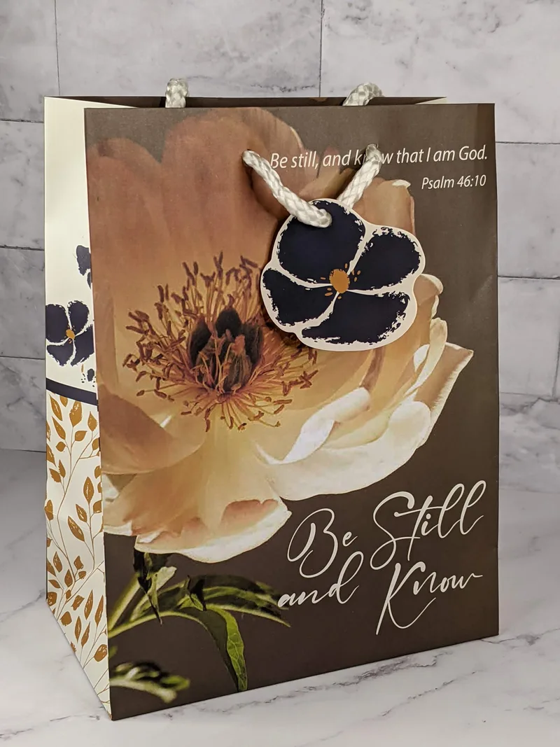 Be Still and Know Gift Bag and Tag