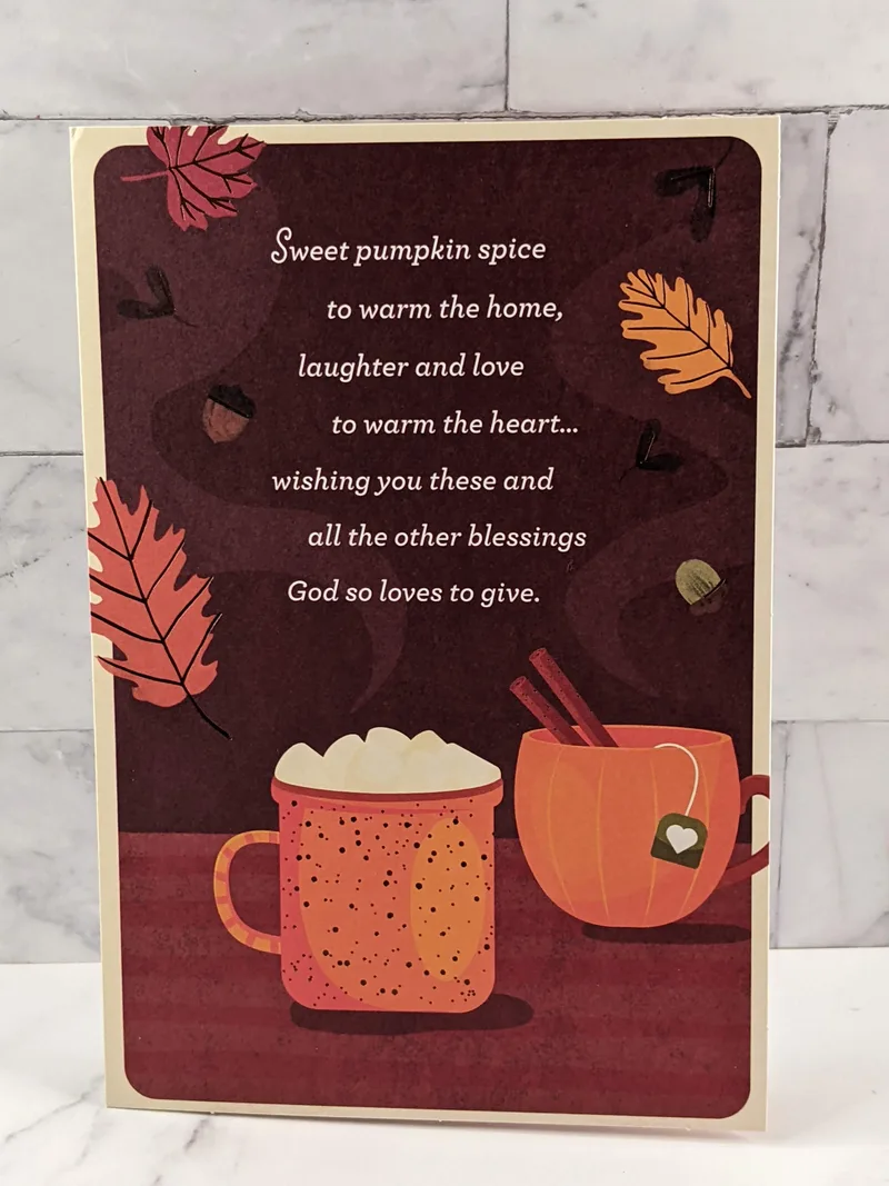 Sweet Blessings Thanksgiving Card