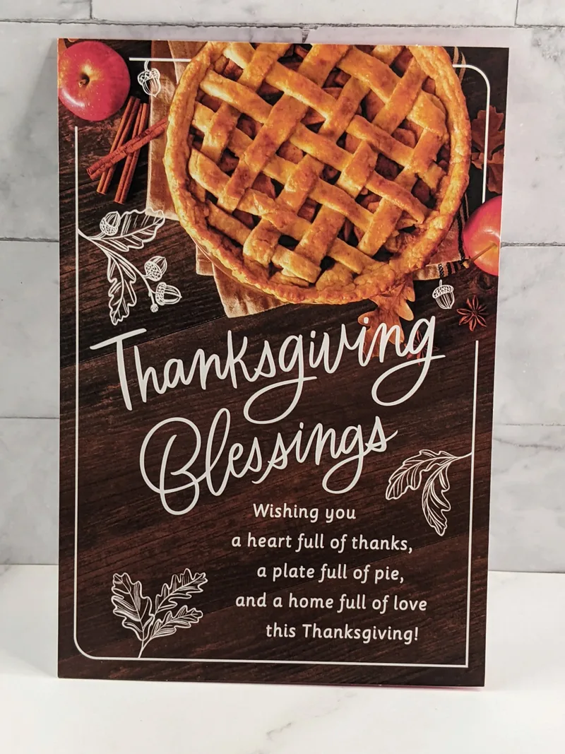 Be Thankful Thanksgiving Card