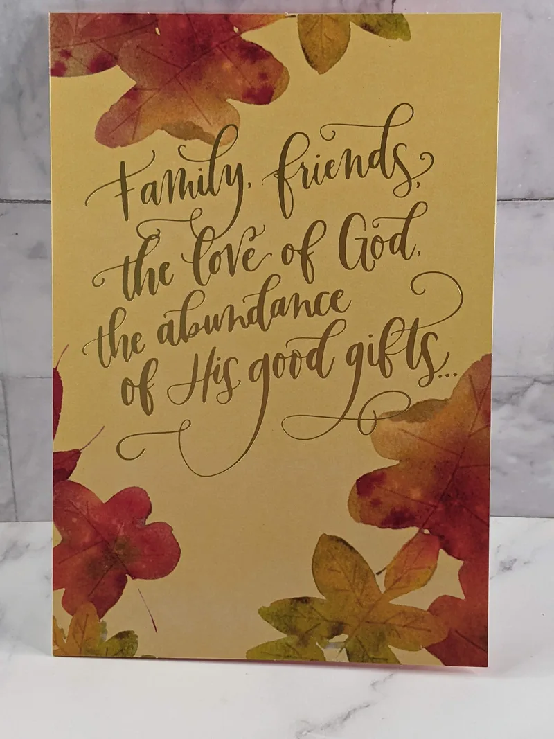 Blessed by Joy Thanksgiving Card