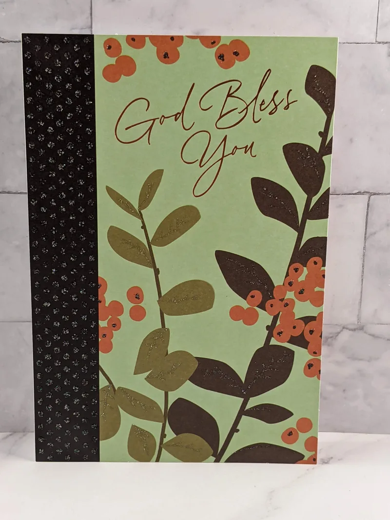 God Bless You Thanksgiving Card