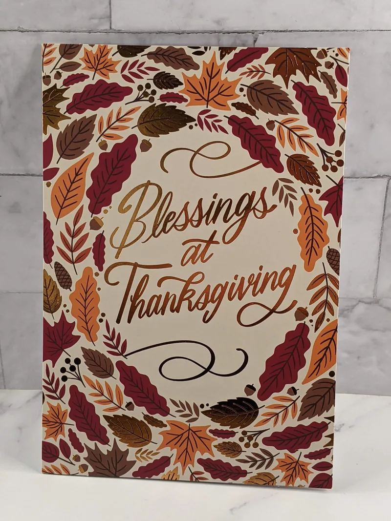 Blessings at Thanksgiving Card