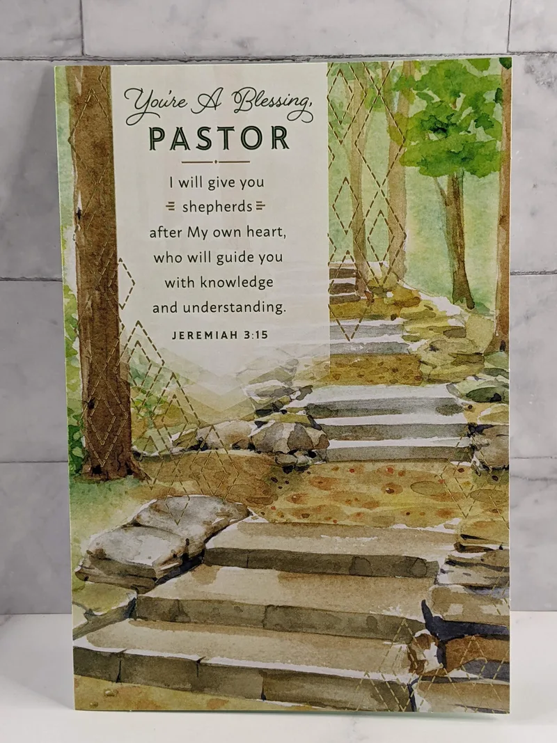 Pastor Blessing Card